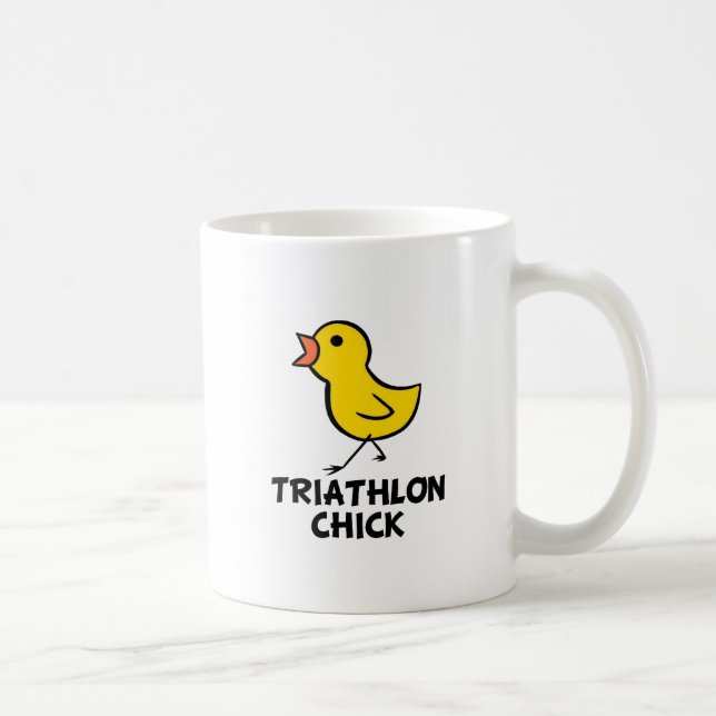 Triathlon Chick Mug (Right)