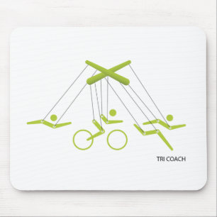 Triathlon coach, Triathlon trainer Mouse Mat