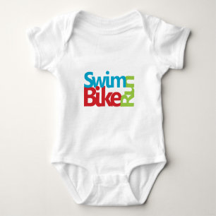 Triathlon cool and unique design baby bodysuit