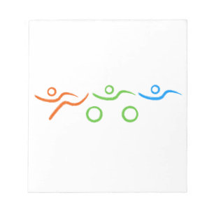 Triathlon cool and unique design notepad