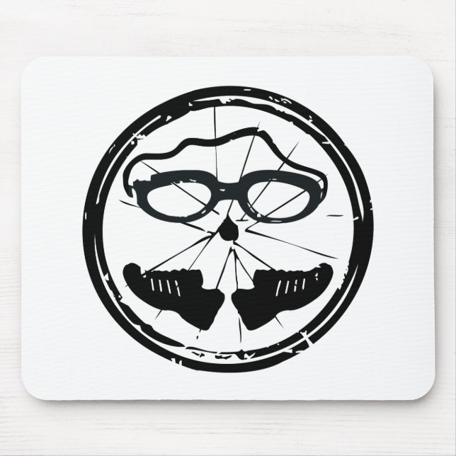 Triathlon cool artistic design mouse mat (Front)