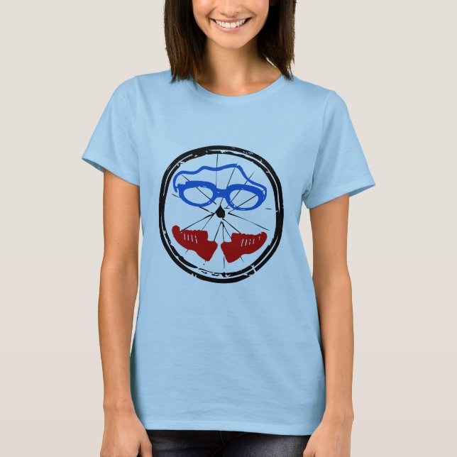 Triathlon cool artistic logo T-Shirt (Front)