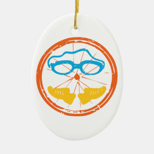 Triathlon Cool Design Ceramic Tree Decoration