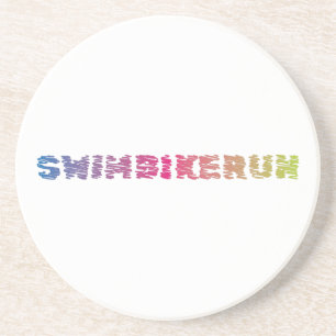 Triathlon cool design coaster