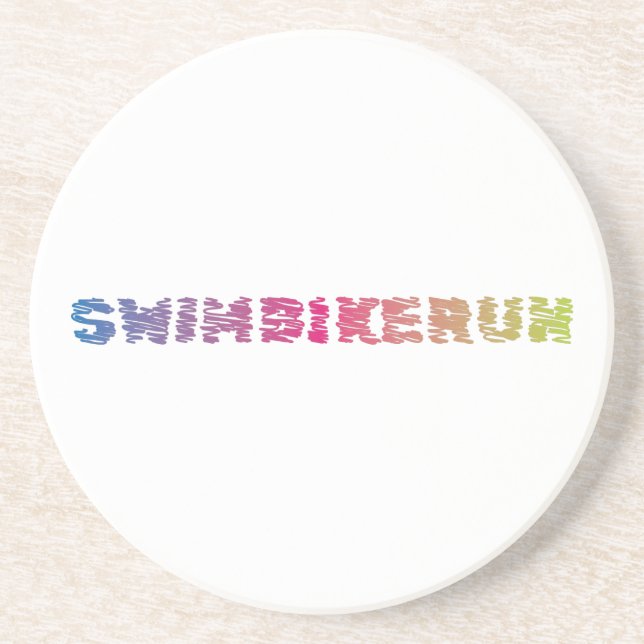 Triathlon cool design coaster (Front)