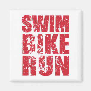 Triathlon cool design magnet