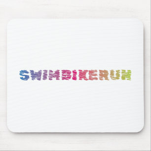 Triathlon cool design mouse mat