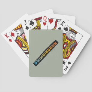 Triathlon Cool Design Playing Cards