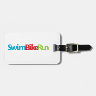 Triathlon cool logo for all sport lovers luggage tag