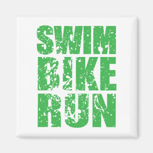 Triathlon cool logo for all sport lovers magnet