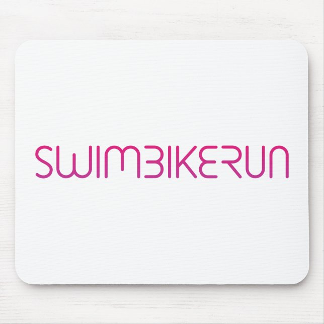 Triathlon cool logo for all sport lovers mouse mat (Front)