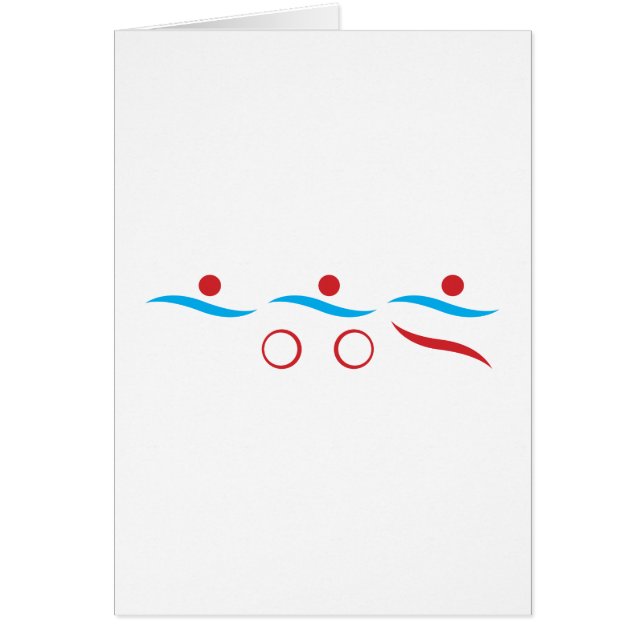 Triathlon cool logo illustration (Front)