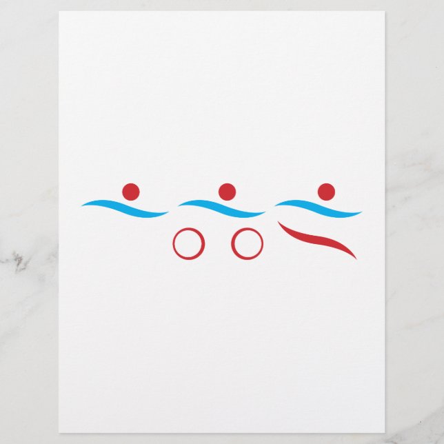 Triathlon cool logo illustration (Front)