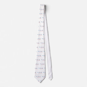 Triathlon cool logo illustration tie