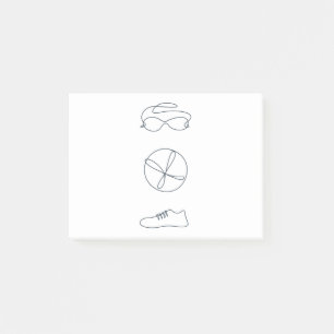 Triathlon cool new design post-it notes