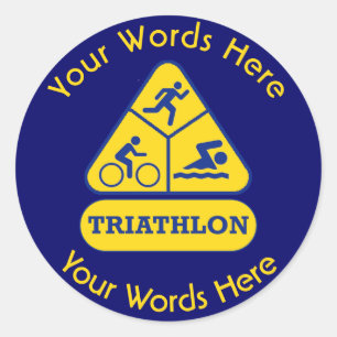 Triathlon Custom Sticker