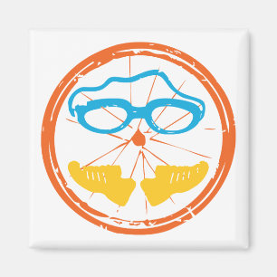 Triathlon design, on various consumer goods magnet