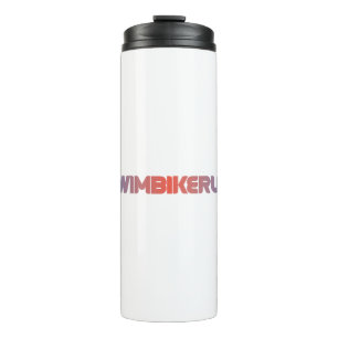Triathlon design thermal tumbler