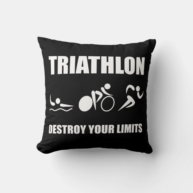 Triathlon Destroy Cushion (Front)