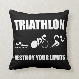 Triathlon Destroy Cushion
