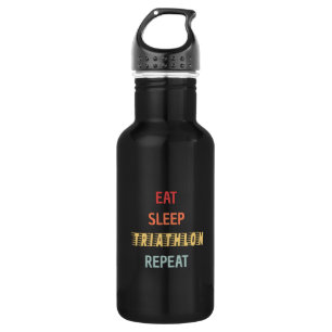 Triathlon - Eat Sleep Triathlon Repeat 532 Ml Water Bottle