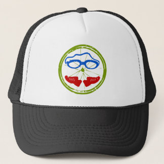 Triathlon Face Trucker Hat