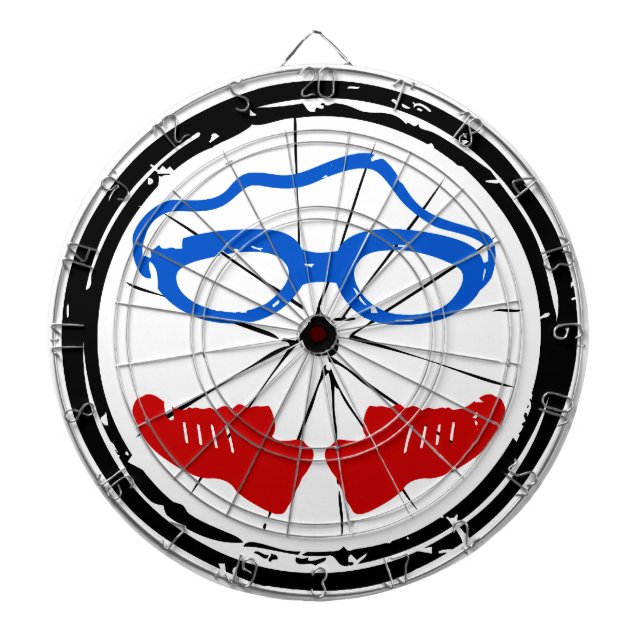 Triathlon Freak logo Dartboard (Front)