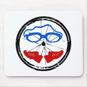 Triathlon Freak logo Mouse Mat