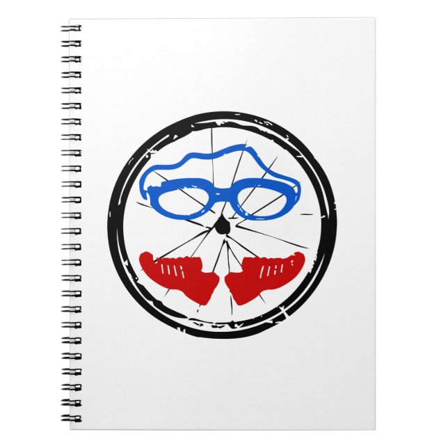 Triathlon Freak logo Notebook (Front)