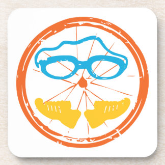 Triathlon fun design coaster
