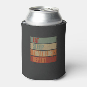 Triathlon Funny Can Cooler