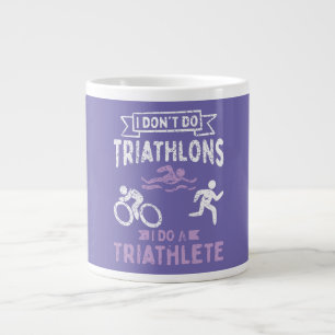 Triathlon Funny  Large Coffee Mug