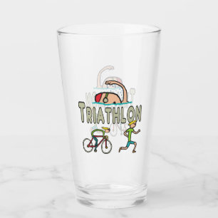 Triathlon Glass