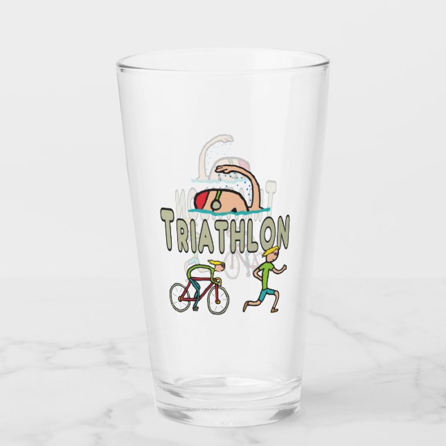 Triathlon Glass (Front)