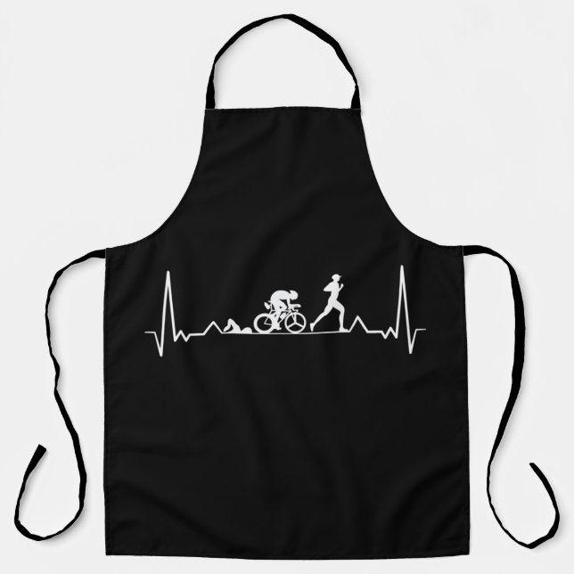 Triathlon Heartbeat Apron (Front)