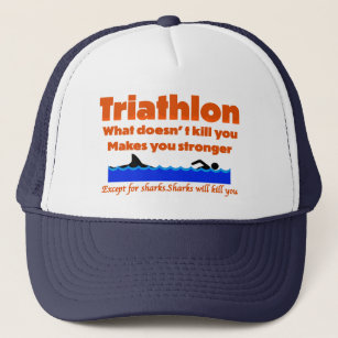Triathlon Humour Print        Trucker Hat