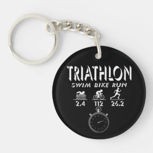 Triathlon Key Ring