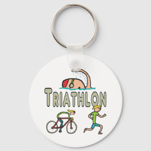 Triathlon Key Ring