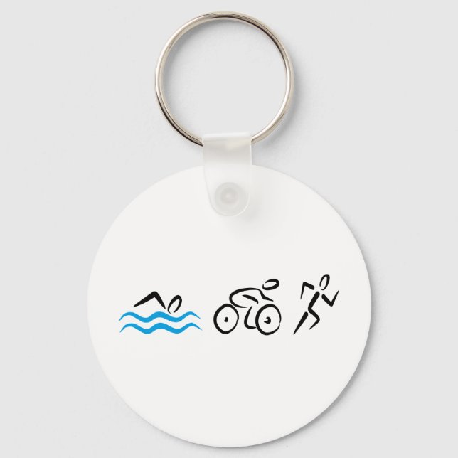 Triathlon Key Ring (Front)