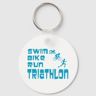 Triathlon Key Ring