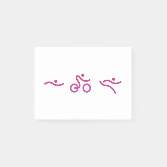 Triathlon logo post-it notes (Front)