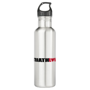 Triathlon Love for swimmers, Cyclers and Runners 710 Ml Water Bottle
