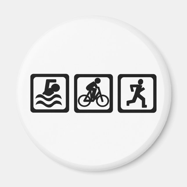 Triathlon Magnet (Front)