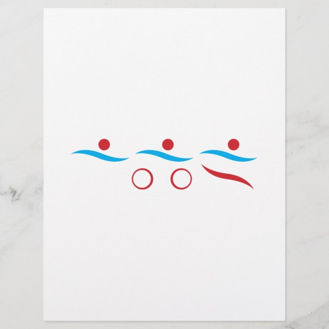 Triathlon modern cool logo (Front)