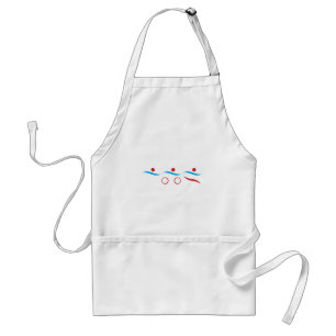 Triathlon modern cool logo standard apron