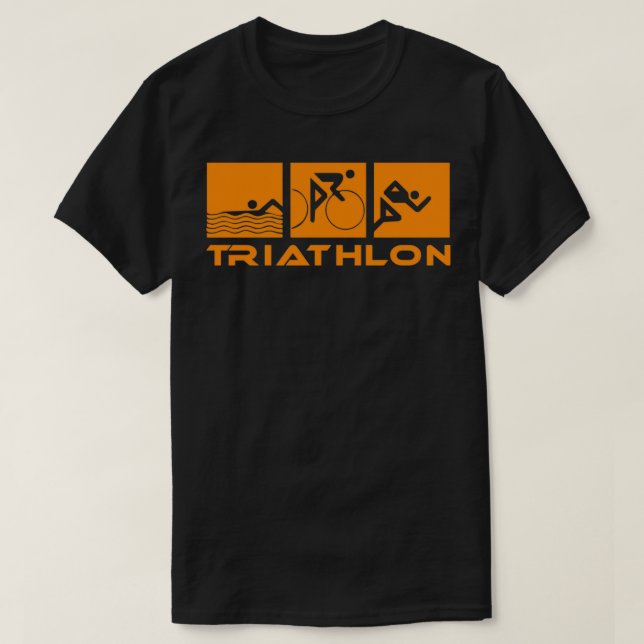 Triathlon Modern Icons Essential TShirt Classic TS (Design Front)