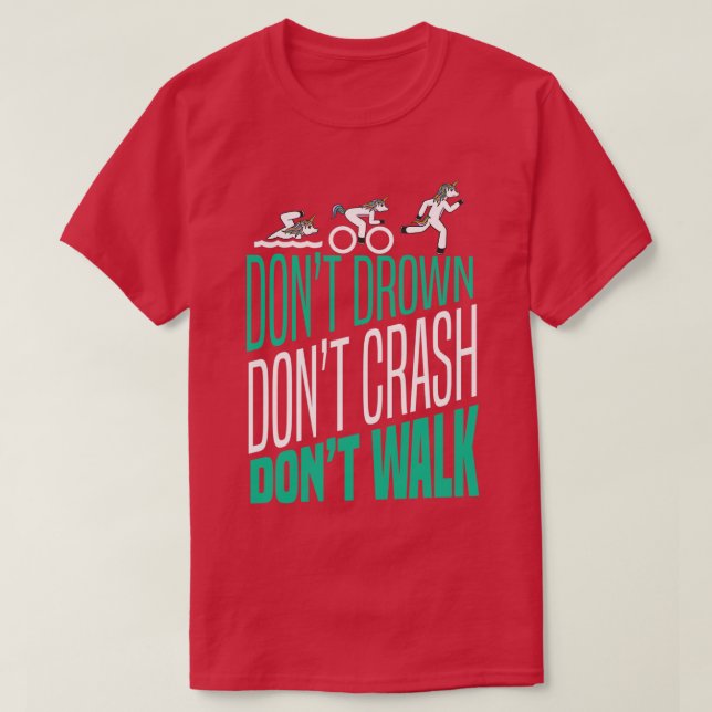 Triathlon Motif for Triathletes 19 T-Shirt (Design Front)