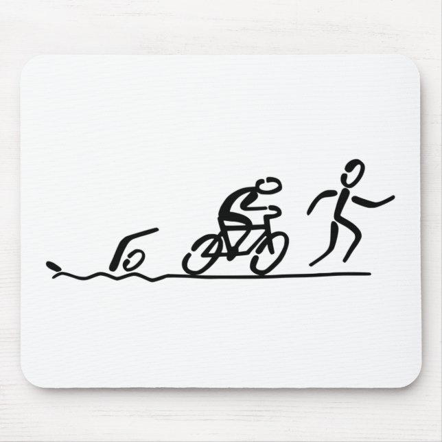 triathlon mouse mat (Front)