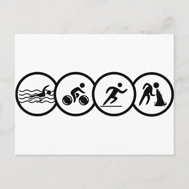 triathlon postcard (Front)