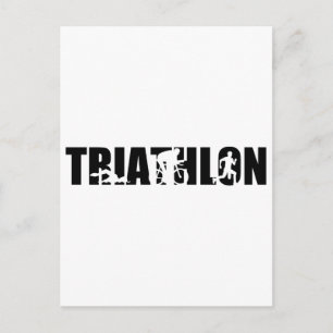 Triathlon Postcard